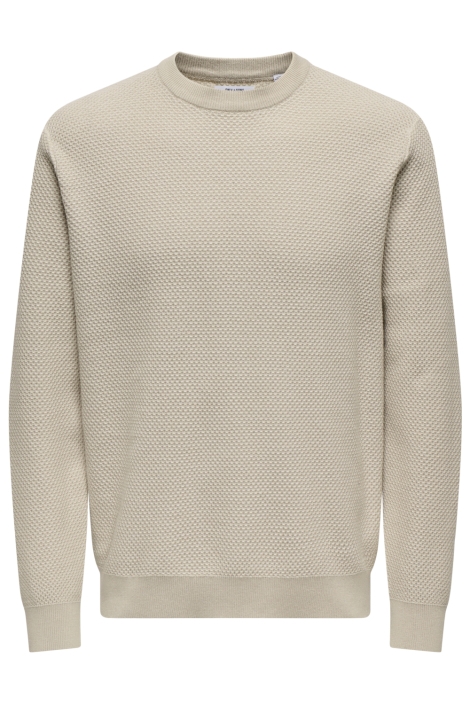Only & Sons onsmorgan 12 structure crew knit no